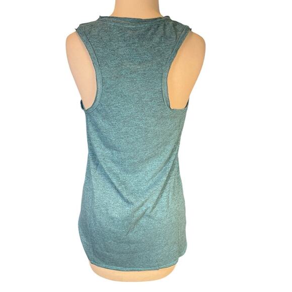 Lanston Racer Back Tank Top Size Medium Light Blue Active Runner Light Weight - Picture 3 of 8